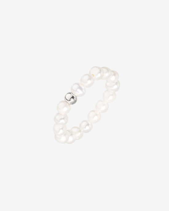 Summertime Pearl Ring Silber