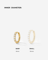Glimmer Hoops Baby Roségold