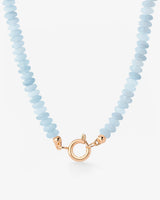 Seastone Charm Necklace Roségold