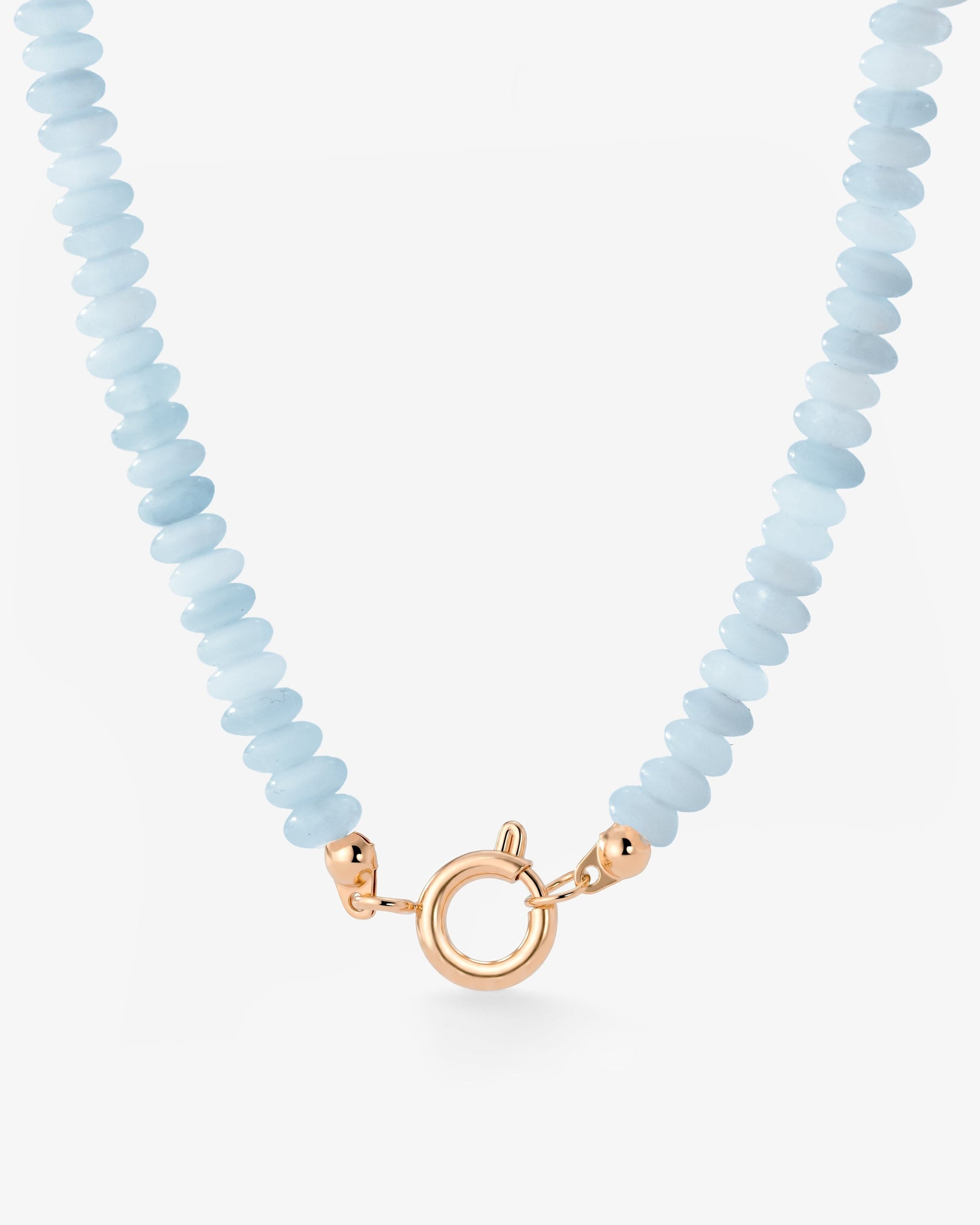 Seastone Charm Necklace Roségold