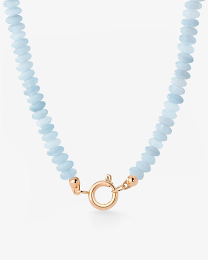 Seastone Charm Necklace Roségold