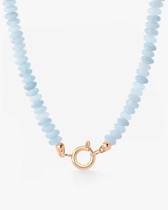 Seastone Charm Necklace Roségold