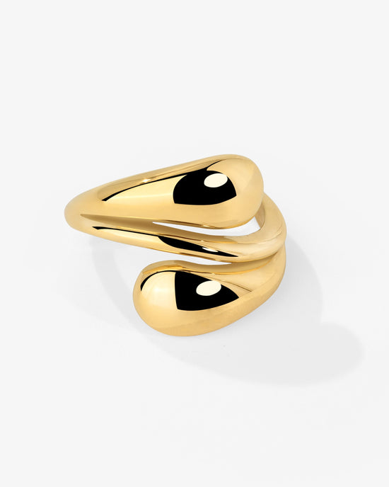 Sculpted Touch Ring Gold