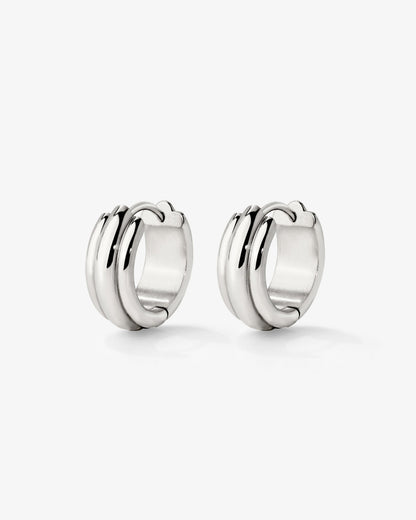 Halo Hoops Silber