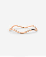 Slim Wave Ring Roségold