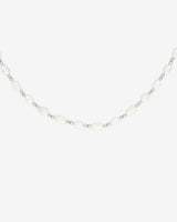 Summertime Pearl Necklace Silber