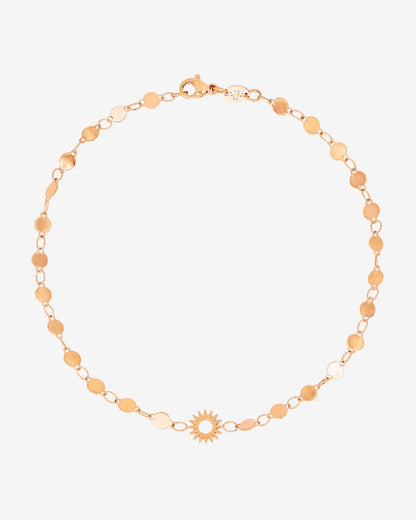 Sunny Side Up Anklet Roségold