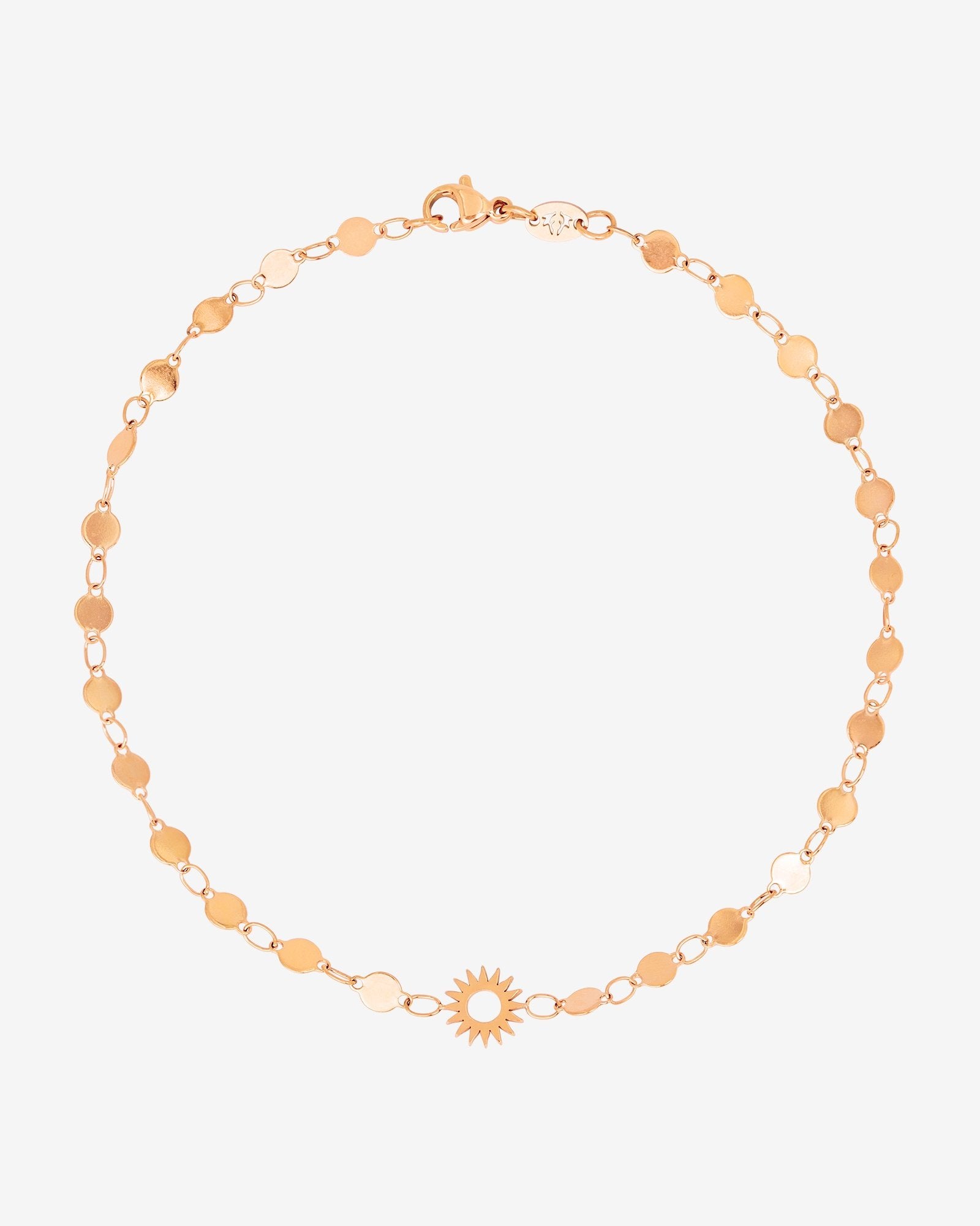 Sunny Side Up Anklet Roségold