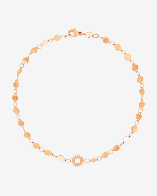 Sunny Side Up Anklet Roségold