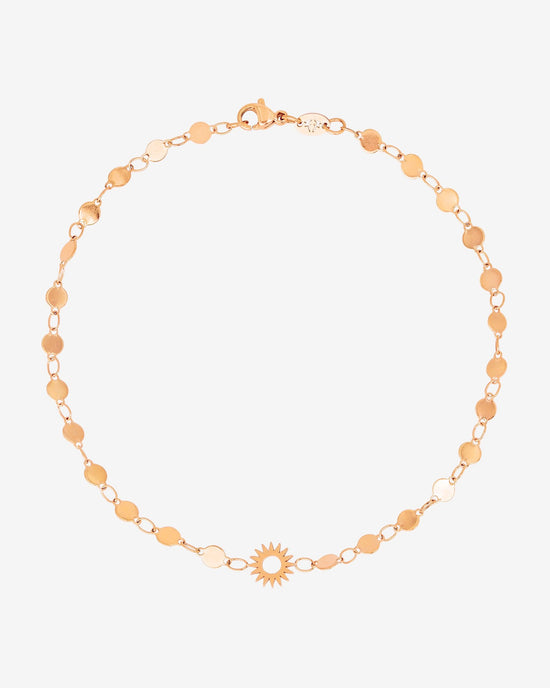 Sunny Side Up Anklet Roségold