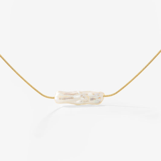 Luminous Pearl Choker Gold