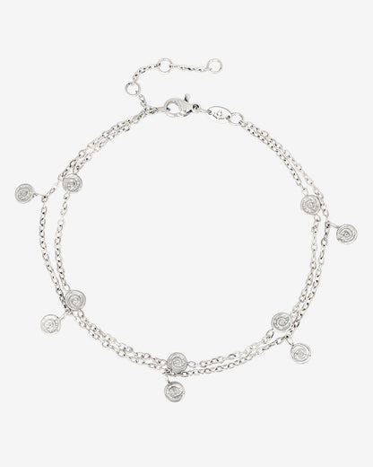 Swirl'n Double Bracelet Silber