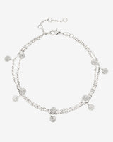 Swirl'n Double Bracelet Silber
