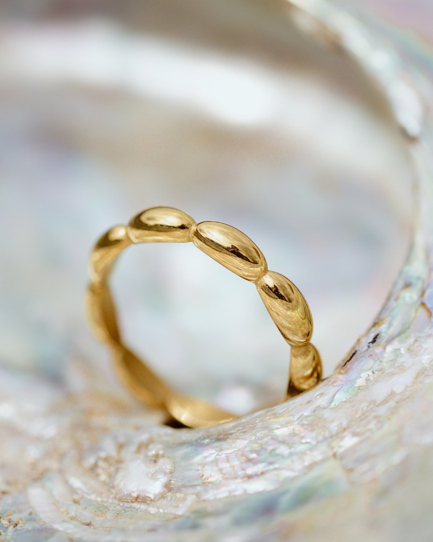 Drop in the Ocean Ring Silber