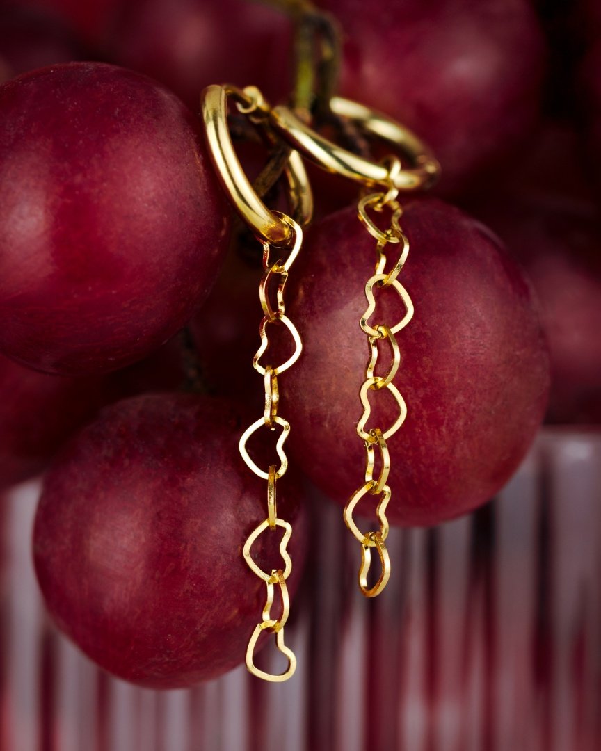 Heart after Heart Hoop Set Small Gold