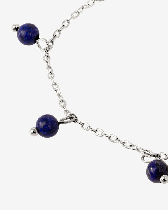 Blue Bay Anklet Silber