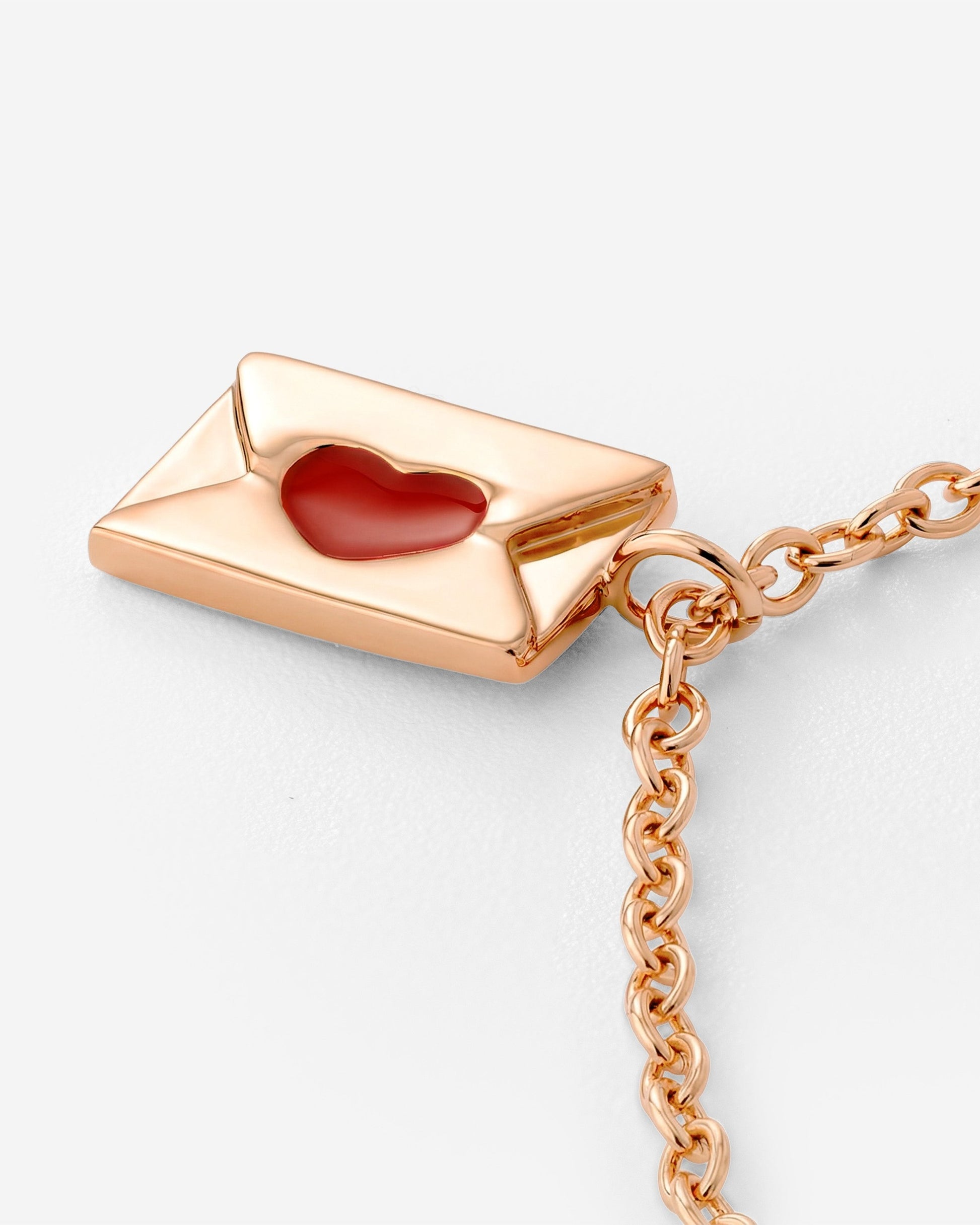 Love Letter Necklace Roségold