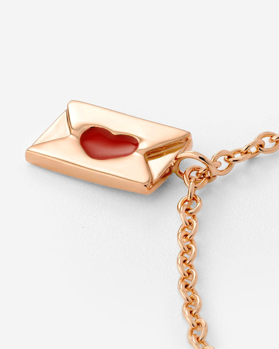 Love Letter Necklace Roségold