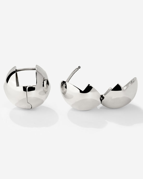 Graceful Curves Studs Silber