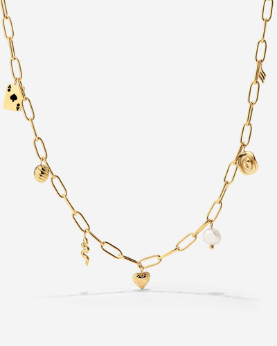 Treasure Box Necklace Gold