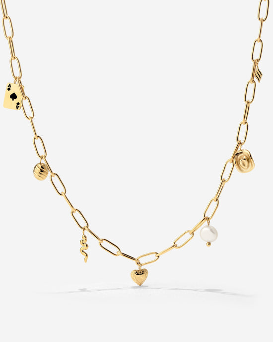 Treasure Box Necklace Gold