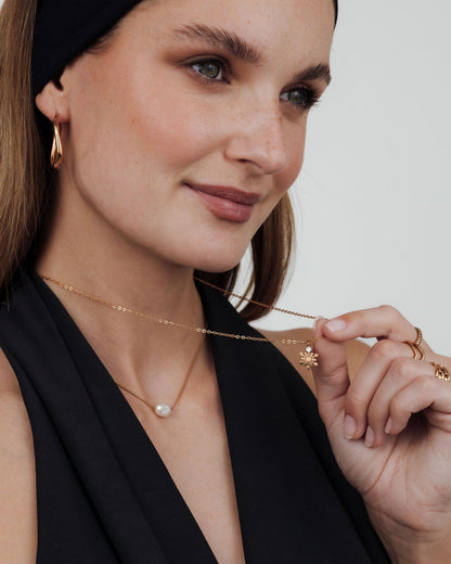 Timeless Oval Hoops Roségold