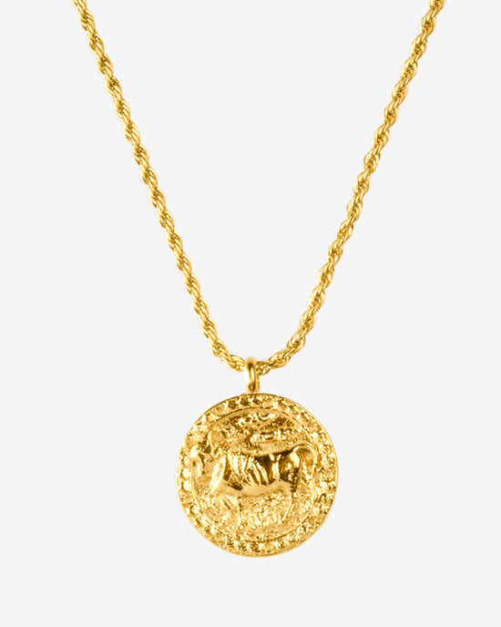 Zodiac Sign Necklace Gold