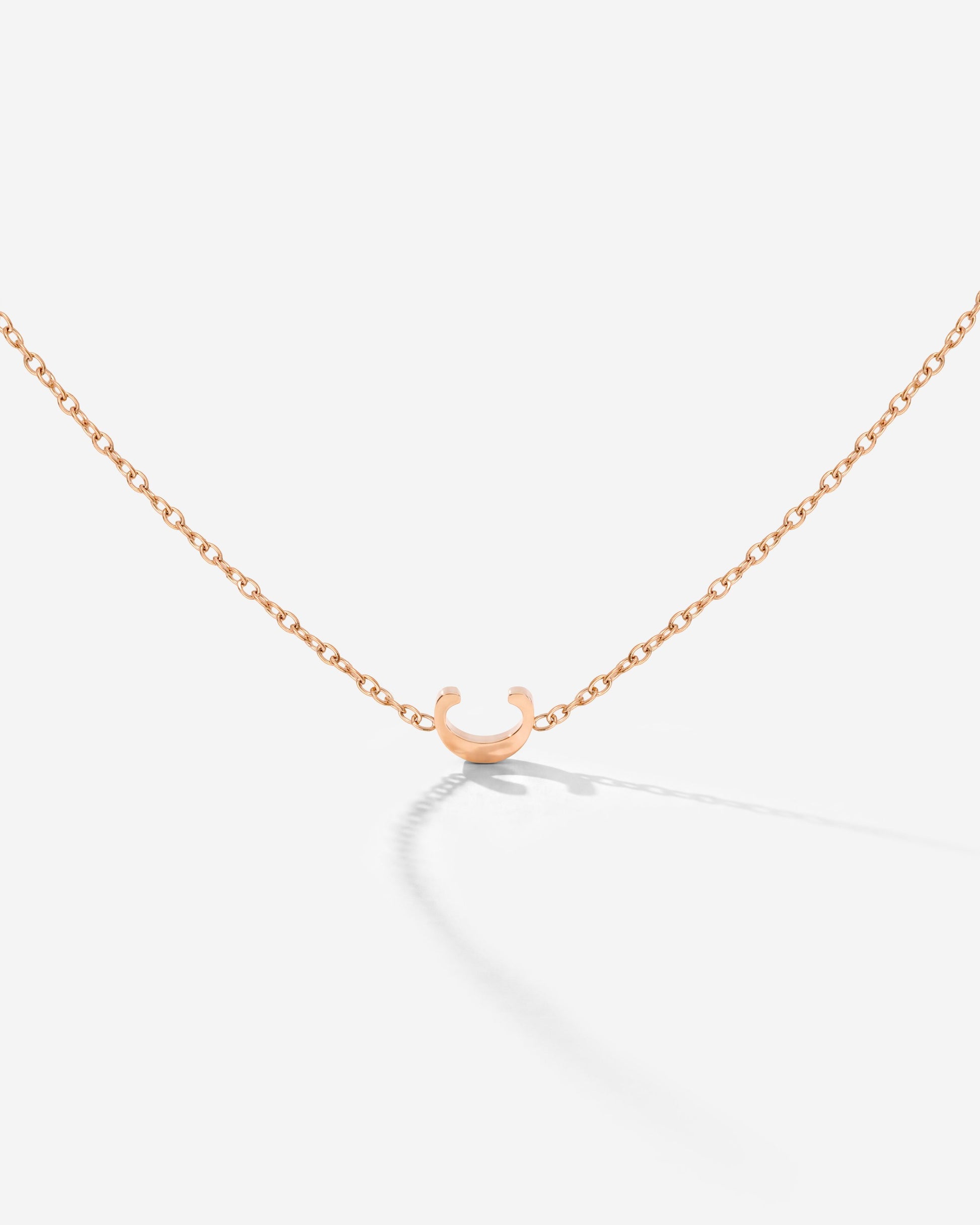 Tiny Letter Necklace