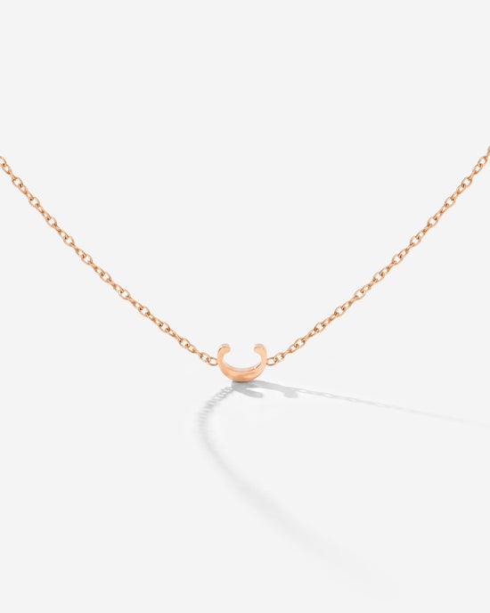 Tiny Letter Necklace
