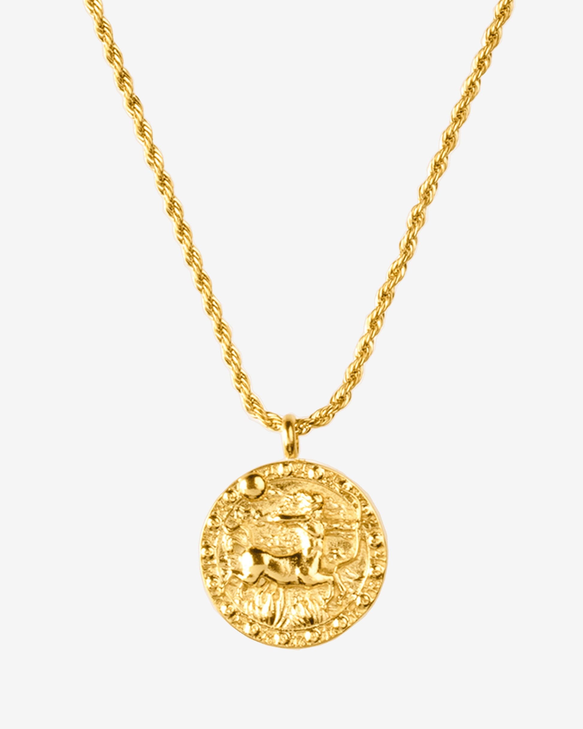 Zodiac Sign Necklace Gold
