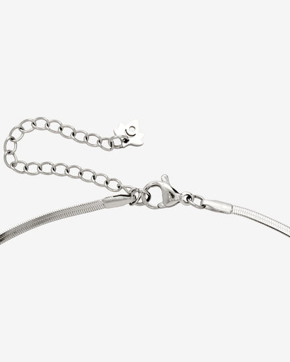 Sweet Bow Necklace Silber