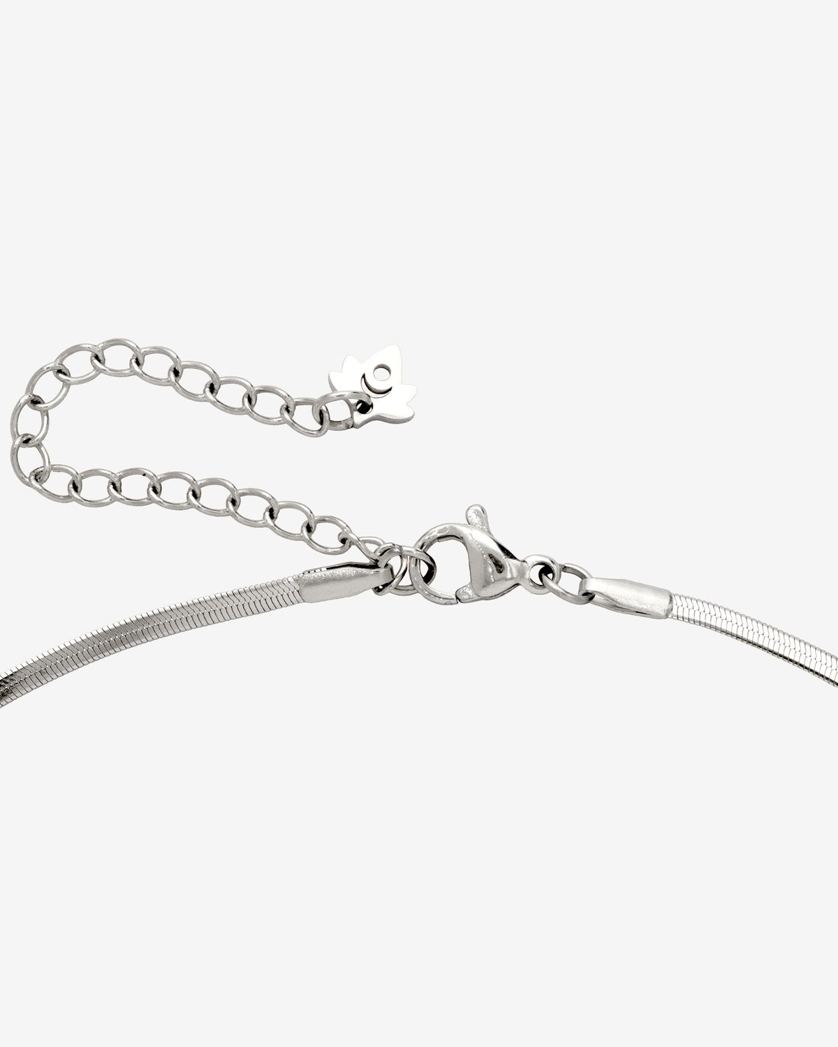 Sweet Bow Necklace Silver