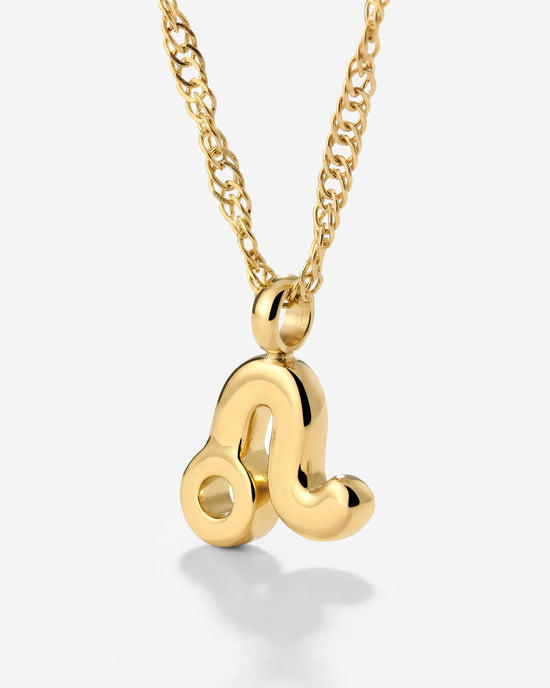 Leo Bubble Necklace Gold