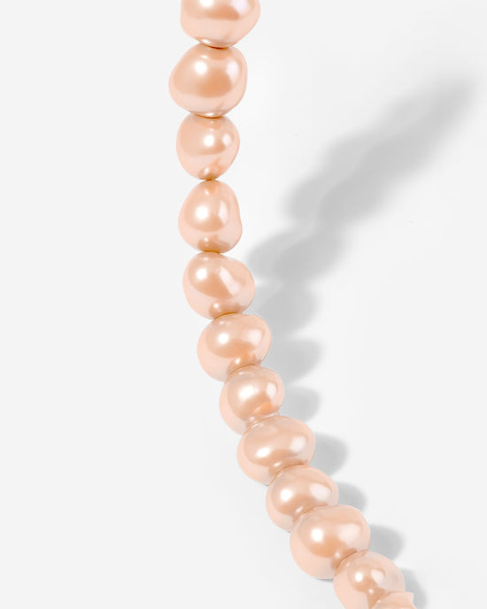 Dusty Rose Perlita Choker Silber