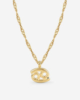 Cancer Bubble Necklace Gold