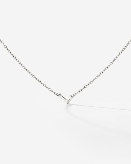 Tiny Letter Necklace