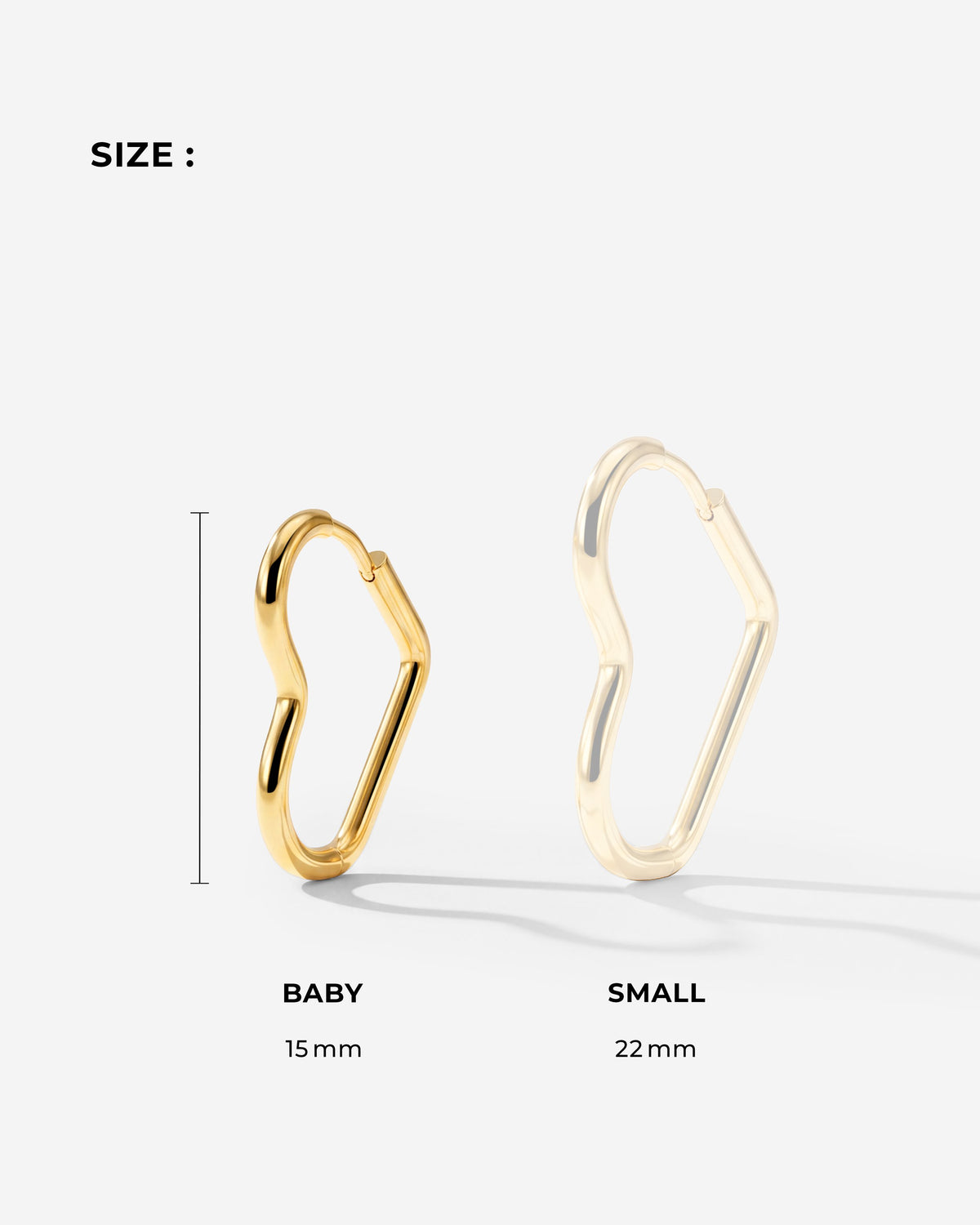 Heartily Hoops Baby Gold