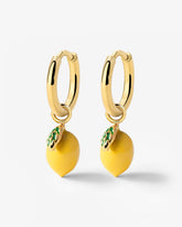 Lemony Hoop Set Small Gold