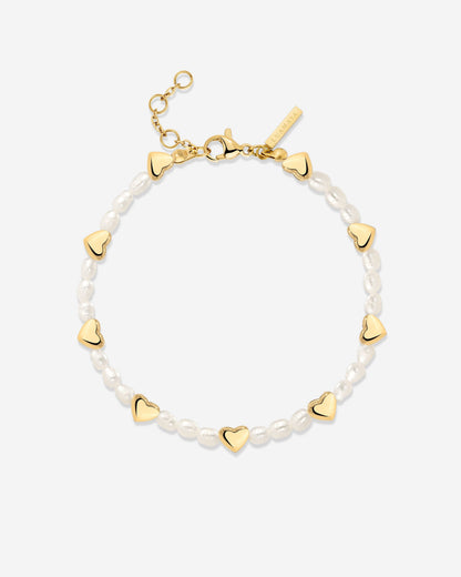 Love Pearls Bracelet Gold