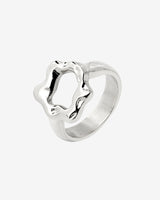 Melting Donut Ring Silber