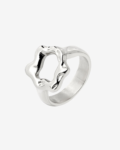 Melting Donut Ring Silber