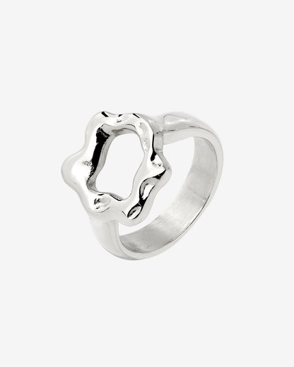 Melting Donut Ring Silber