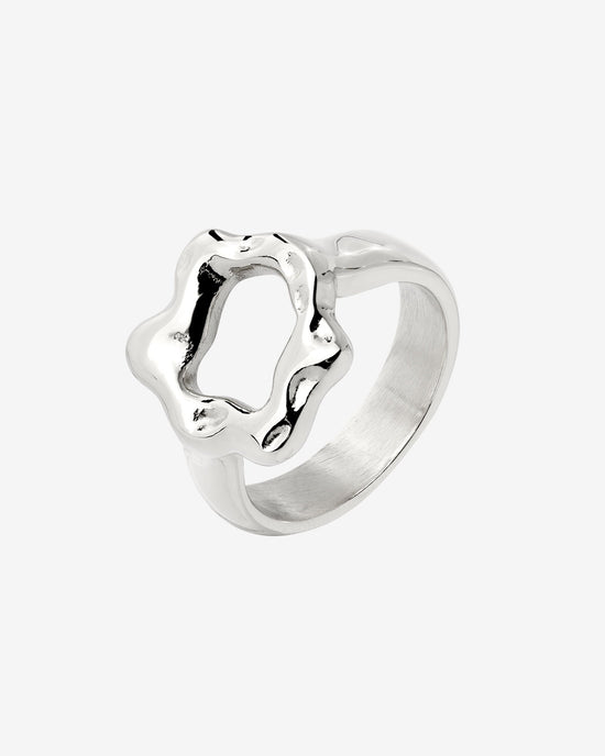 Melting Donut Ring Silber
