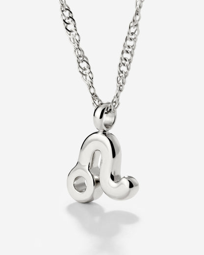 Leo Bubble Necklace Silber