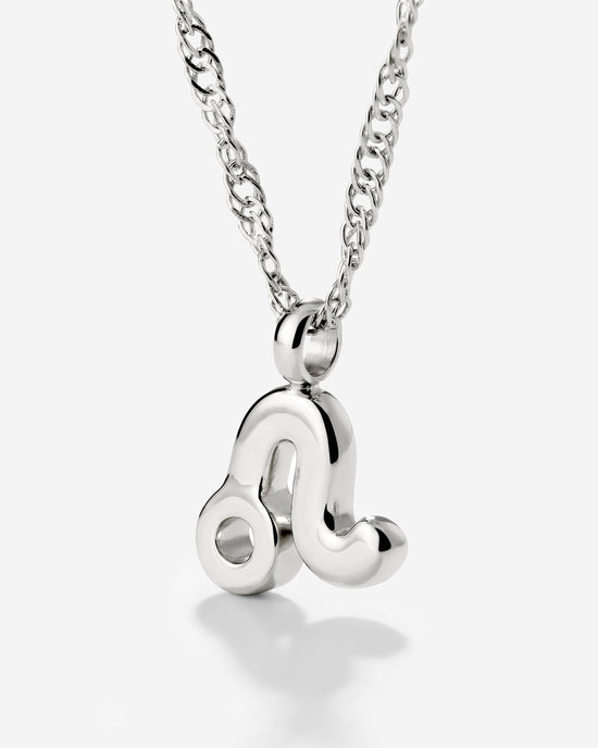 Leo Bubble Necklace Silber