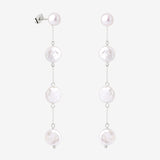 Pure Love Pearl Earrings Silber
