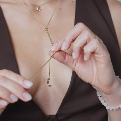 Joyful Jule Y-Necklace Roségold