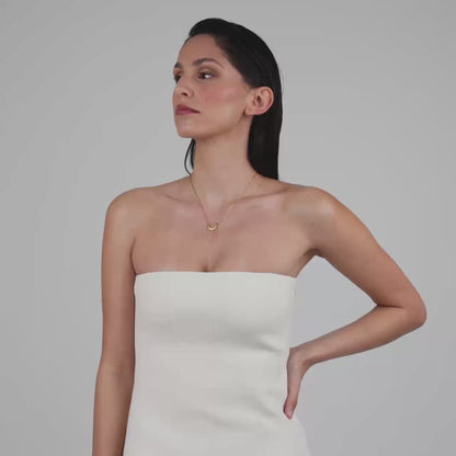 Icicle Necklace Silber