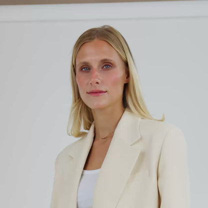 Curvy Beads Choker Roségold