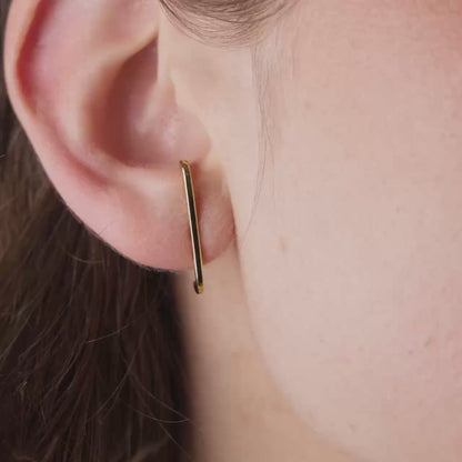 Soft Line Studs Roségold